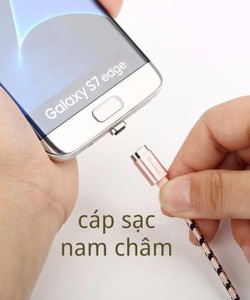 Cáp sạc nam châm hút chính hãng Baseus cho iPhone, Samsung, Oppo, ...