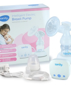Máy hút sữa điện đơn cho mẹ 2 chế độ hút và mátxa, có đèn led Sanity Ba Lan