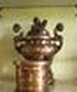 Đỉnh thờ đồng bằng đồng đỏ cao 60 cm