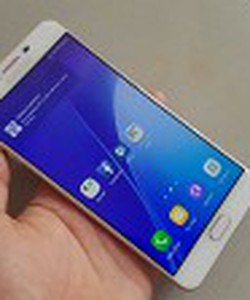 Samsung Galaxy C7 vàng hồng 2 sim  98%