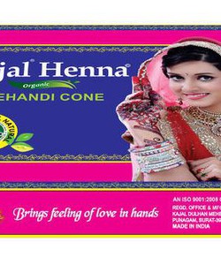 Mực xăm henna kanjal màu đen