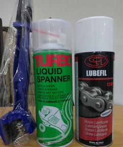 Combo chăm sóc sên TURBO, chà sên, Lubefil 400ml