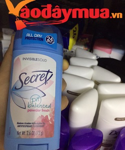 Lăn khử mùi Secret 73G