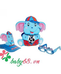 Đồ chơi đèn lồng voi chơi banh CC TT04