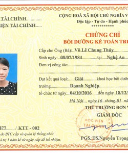 Học Kế Toán Trưởng chứng chỉ học viện tài chính Kinh tế quốc dân tại hà nội