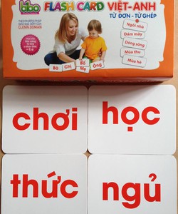 Bộ thẻ học 240 Từ Đơn Và Từ Ghép Dành Cho Bé