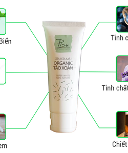 Sữa rửa mặt organic tảo xoắn Pizu