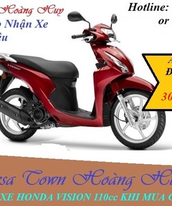 Mua nhà trả góp lãi suất thấp, Nhận ngay 1 xe honda vision 110cc