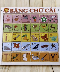 Bảng học chữ cái bằng gỗ cao cấp