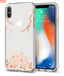Ốp lưng Iphone X Spigen Liquid Crystal Blomssom thời trang USA
