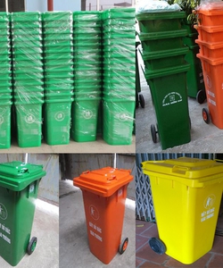 Chuyên cung cấp xe đẩy rác 660 lít thùng rác tại Cà Mau