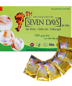 Viên Uống Giảm Cân Seven Days Giảm Cân Đẹp Da