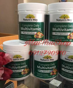 Vitamin tổng hợp kết hợp tảo biển Nature Way 200v