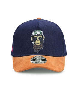 Nón Lưỡi Trai Jean Da GrimmDC, logo trên nón thay đổi theo sở thích người dùng