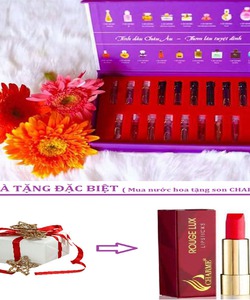 Bộ Mẫu Thử Full 17 Mùi Hương Nước Hoa Charme