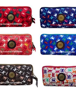 Ví Cầm Tay 3 Ngăn Kipling Lớn VẢI KHỈ