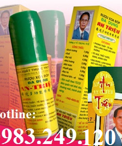 Cồn xoa bóp đa dụng An Triệu chính hãng