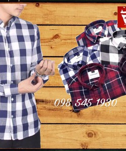 Áo sơ mi nam VNXK trơn 1 màu, kẻ đủ loại sale 30% hàng mới về, giá cực hấp dẫn