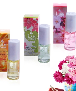 Nước hoa nữ tuổi teen 22ml Lamcosmé Flower, hương hoa cỏ thiên nhiên