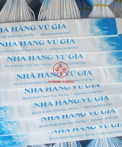 In bọc đũa, vỏ đũa hiện đại cho nhà hàng