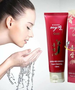 Sữa rửa mặt sâm đỏ My Gold Trắng da ngăn ngừa mụn 130ml