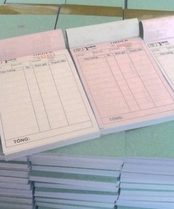 In hóa đơn biên lai, biểu mẫu, vé xe, oder giá rẻ