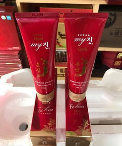 Bộ sữa rửa mặt, kem tẩy da chết tinh chất hồng sâm