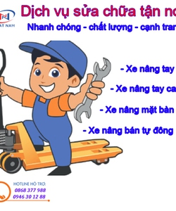 Nhận sửa chữa xe nâng tay tận nơi