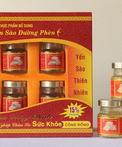 Nước Yến Sào Đường phèn Tổ yến 15% Yến sào Cung Đình