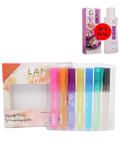 Bô 7 nước hoa cây bút 10ml Lamcosmé hàng hiệu cho bạn gái thêm sành điệu