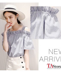 Áo sơ mi nữ trễ vai