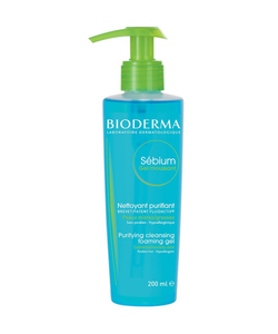 Bioderma gel rửa mặt tạo bọt cho da dầu mụn sebium gel moussant 200ml