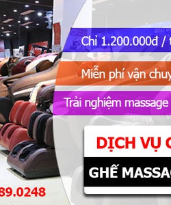 Dịch vụ cho thuê ghế massage tại nhà giá rẻ
