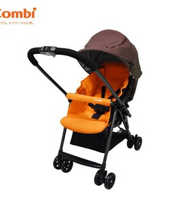 Xe đẩy trẻ em Combi Well Comfort Cozy 200D màu cam