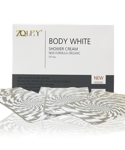 Zqley body white shower cream tắm trắng