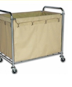 Xe dọn đồ dơ y tế inox