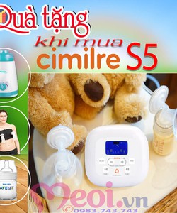 Máy hút sữa Cimilre S5 hai động cơ Công Nghệ Mới