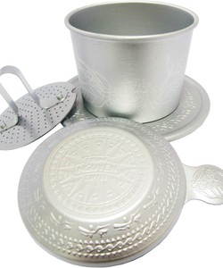 Phin nhôm Trung nguyên hoa văn Trống đồng