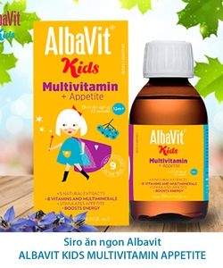 Siro ăn ngon Albavit Albavit Kids Multivitamin Appetite