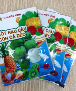 Bột rau câu con cá dẻo