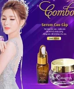 Bộ Kem Face Serum dưỡng trắng da trị nám và tàn nhang NColagen