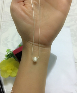 Dây chuyền bạc mặt bi