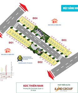 Nhà phố Thiên Nam Residence Quận 12 Gần cầu Tham Lương, đường Trường Chinh