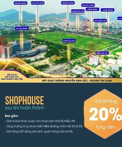 Bán shophouse đường Nguyễn Sinh Sắc Liên Chiểu Đà Nẵng