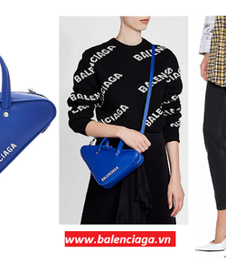 Túi xách Balenciaga Triangle Pouch M blue