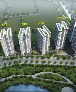 Mua ngay căn 2 ngủ 75m2 thuộc tầng có vườn treo, tòa thương mại HH chung cư 43 Phạm Văn Đồng.