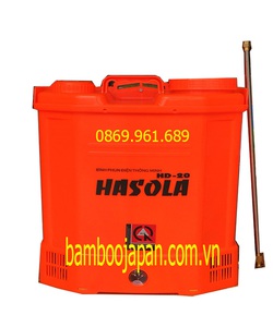 Bình xịt điện Hasola cam/xanh HD20