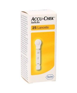 Kim lấy máu Accu chek Softclix 25 Lancets