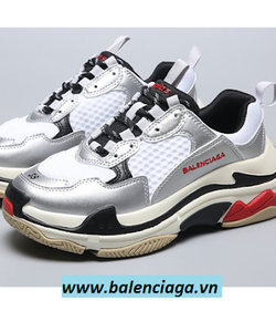 Giày Balenciaga triple S silver full box giá rẻ