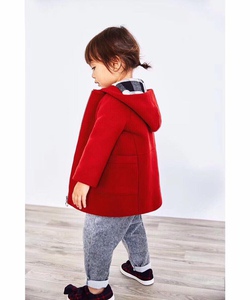 Áo dạ bé gái ZARA baby girl có mũ